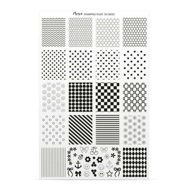Moyra Stampingplate 156 - Basic try on