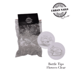 Urban Nails Bottle Tips Flowers Clear