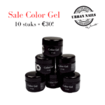 10 Color Gel = €30 excl btw
