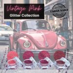 Vintage Pink Glitter Collection