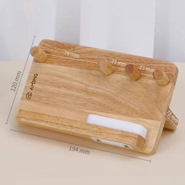 Urban Nails Wooden Nail Drill Holder