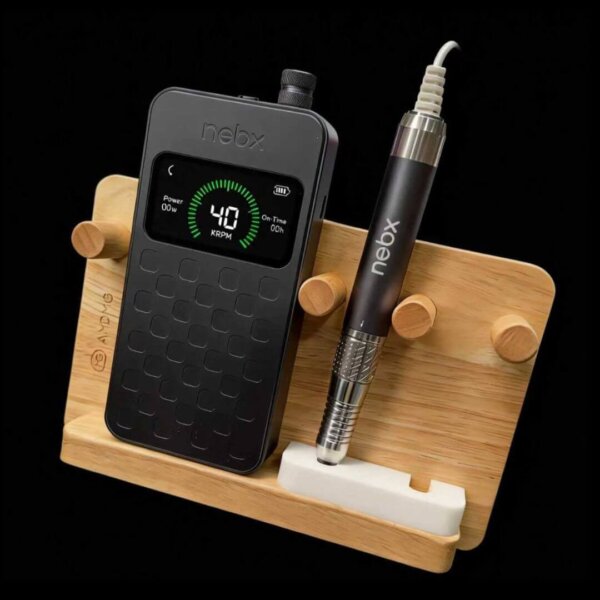 Urban Nails Wooden Nail Drill Holder