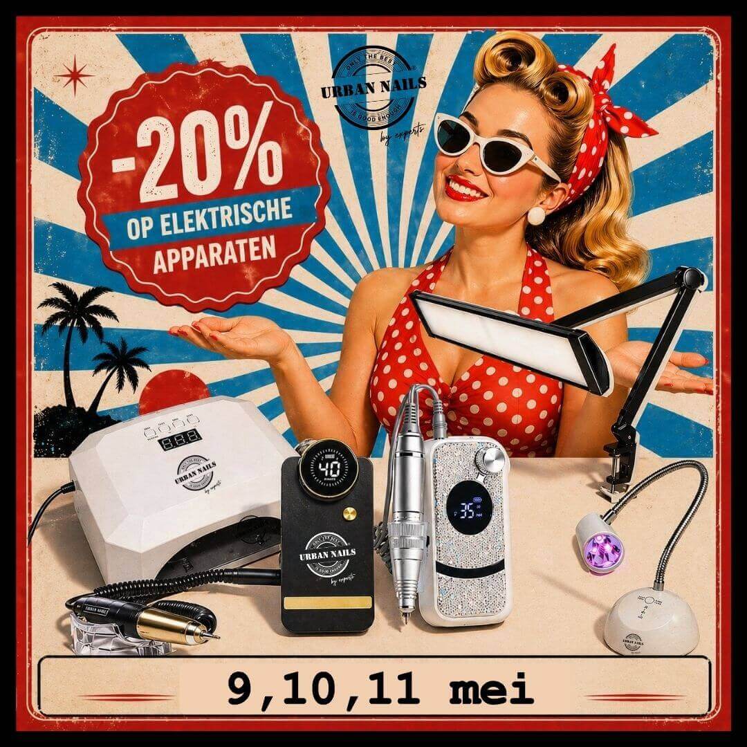 20% op elektrische apparatuur 9,10,11 mei
