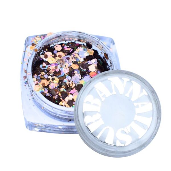 urban nails biodegradable glitter line bung04