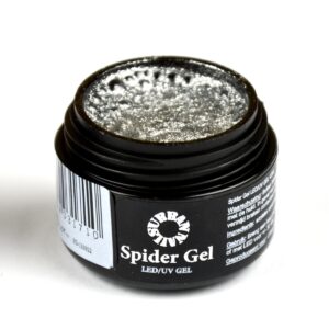 spider gel silver urban nails