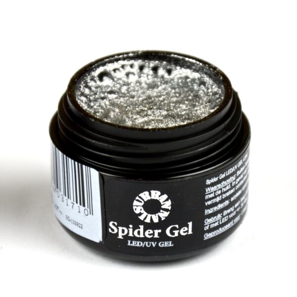 spider gel silver urban nails