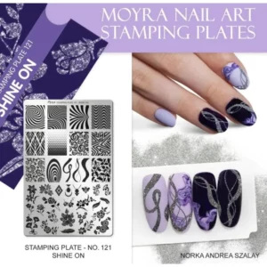 Moyra stamping plate 121 - Shine On
