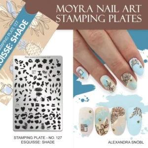Moyra stamping plate 127 Esquisse: Shade