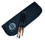 Penselen set rosegold (3stuks) in etui